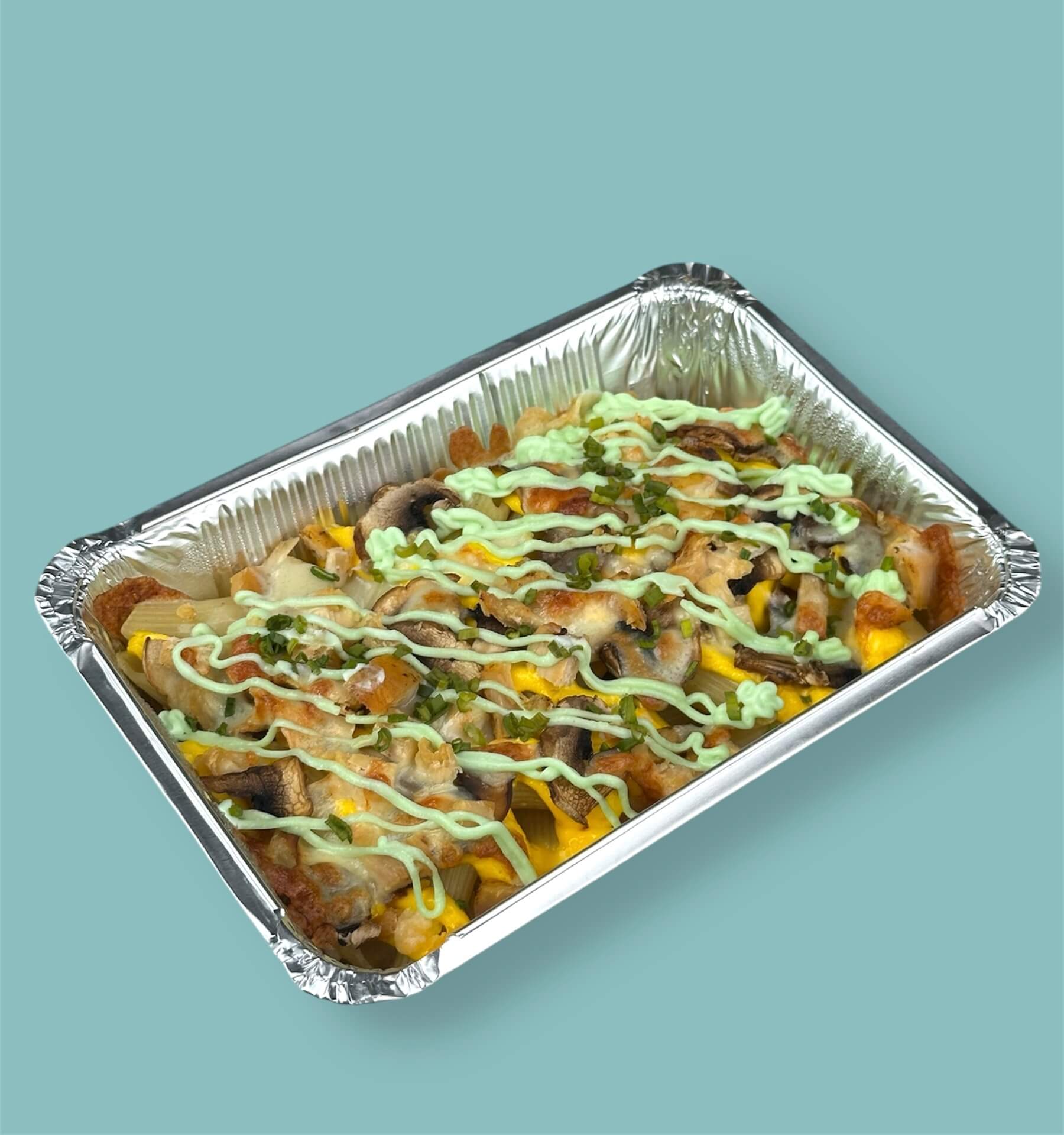 МакЧиз с курицей и грибами (макароны)